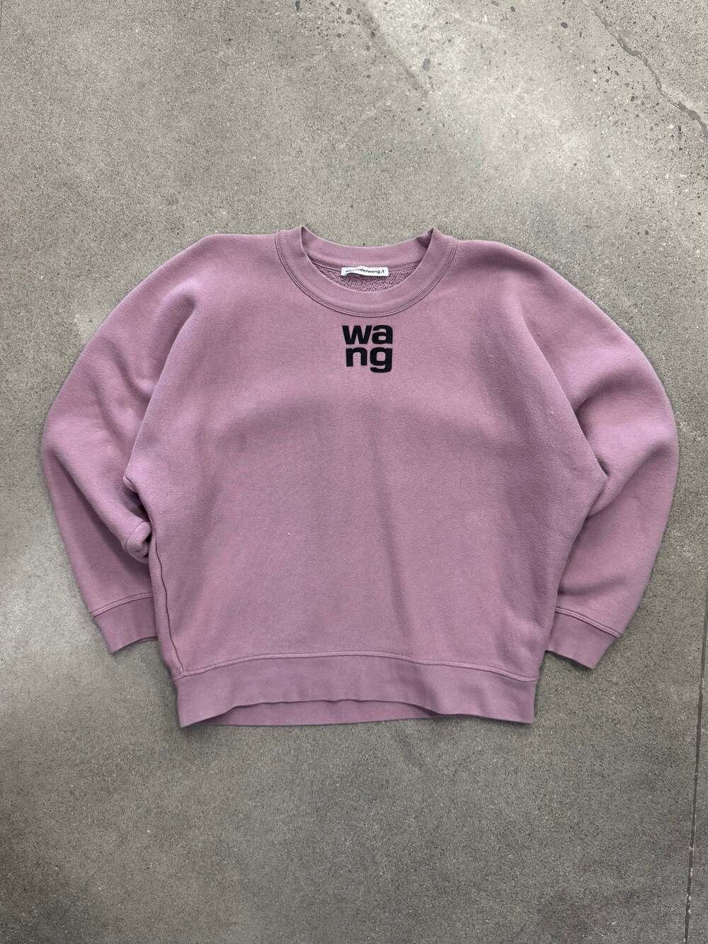 Alexander Wang Puff Logo Crewneck Sweatshirt - L